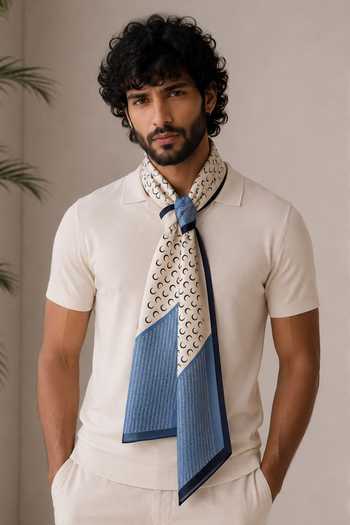 Buy Dusala Blue Eternal Grace His And Her Stole Gift Set Online at Aza Fashions Buy_Dusala_Blue Eternal Grace His And Her Stole Gift Set _Online_at_Aza_Fashions