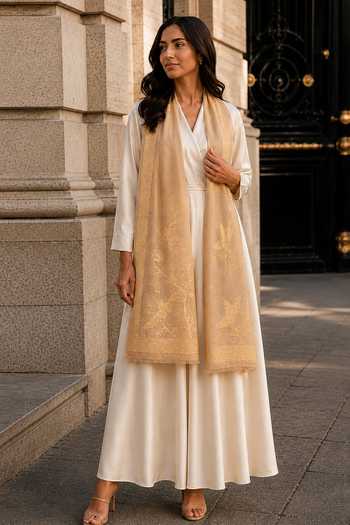 Dusala Gilded Muse Shawl & Necklace Gift Set