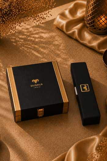 Shop Dusala Gold Gilded Muse Shawl And Necklace Gift Set Online at Aza Fashions Shop_Dusala_Gold Gilded Muse Shawl And Necklace Gift Set _Online_at_Aza_Fashions