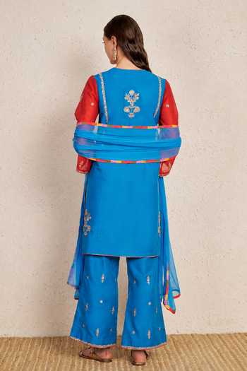 NUHH Colorblock Kurta Set 