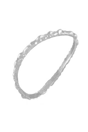 Arvino Rocky Outmodeled Bangle Silver - Single Pc 