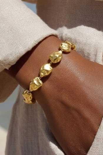 Arvino Asymmetrical Nugget Bracelet