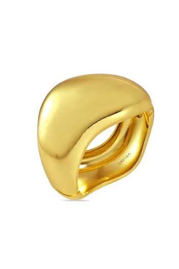 Arvino Gold Dome Openable Cuff Bangle - Single Pc