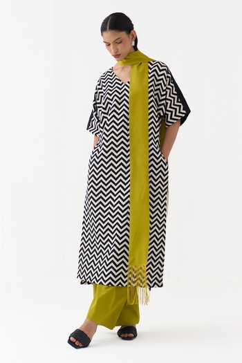 Three Chevron Kaftan & Pant Set