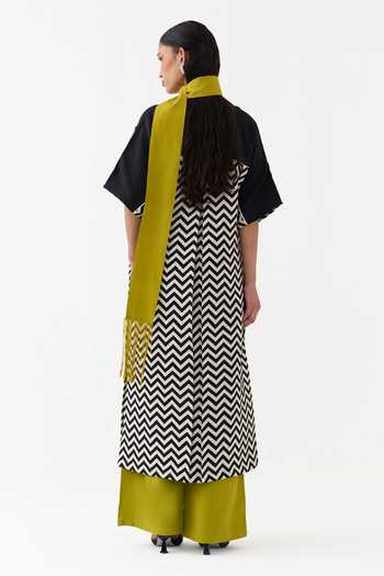 Three Chevron Kaftan & Pant Set