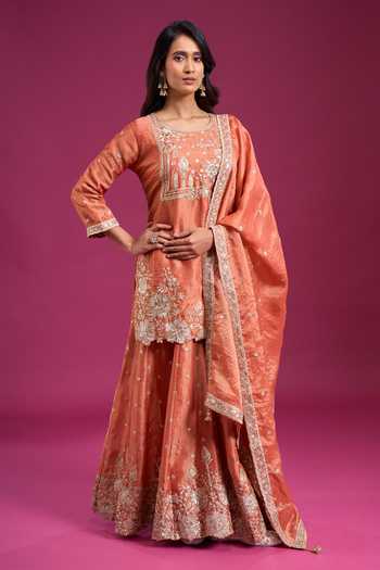 Aariyana Couture Yoke Embroidered Kurta Set 