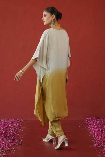 Masoomm Ombre Kaftan & Pant Set 