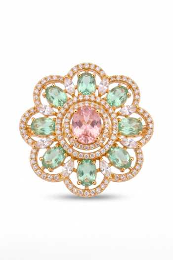 Mnsh Pink Fairy Cubic Zirconia Ring Online at Aza Fashions Mnsh_Pink Fairy Cubic Zirconia Ring _Online_at_Aza_Fashions