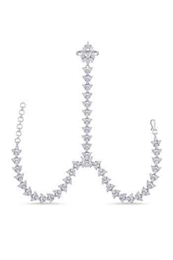 Mnsh Silver Leaf Hand Harness 
