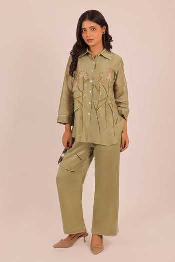 Myra Clothing Line Hand Work Straight Kurta & Pant Set 