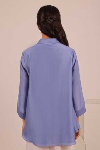 Myra Clothing Line Floral Patchwork Embroidered Shirt 