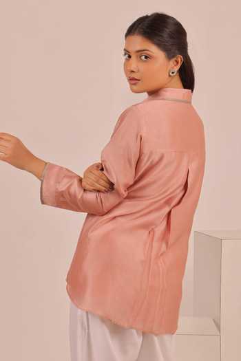 Myra Clothing Line Geometric Patchwork Shirt 