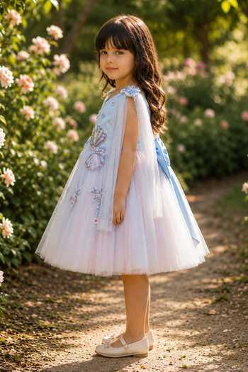 Pooja Wang Multicolor Net Mermaid Grace Dress Online at Aza Fashions Pooja Wang_Multicolor Net Mermaid Grace Dress _Online_at_Aza_Fashions