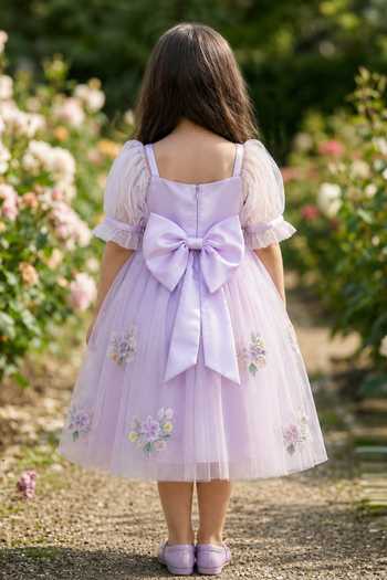 Pooja Wang Blossom Puff Net Dress 
