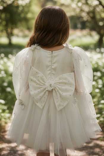 Pooja Wang Net Embroidered Dress 