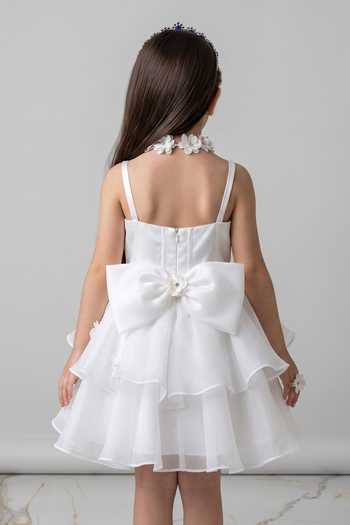 Pooja Wang Whisper Bloom Embroidered Dress