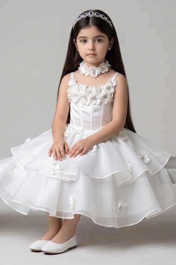 Buy Pooja Wang White Organza Whisper Bloom Embroidered Dress Online at Aza Fashions Buy_Pooja Wang_White Organza Whisper Bloom Embroidered Dress _Online_at_Aza_Fashions