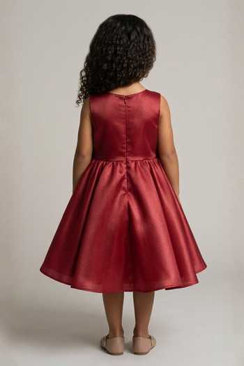 Pooja Wang Rose Crimson Dress 