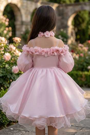 Pooja Wang Blush Blossom Princess Dress