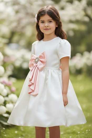 Pooja Wang Ivory Satin Petite Amour Dress Online at Aza Fashions Pooja Wang_Ivory Satin Petite Amour Dress _Online_at_Aza_Fashions