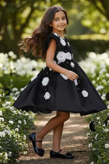 Pooja Wang Moonlit Petals Embroidered Dress