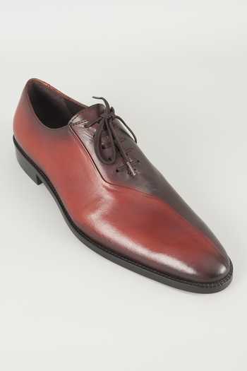 Buy Salil Bhatia Orange Dual Tone Leather Oxford Shoes Online at Aza Fashions Buy_Salil Bhatia_Orange Dual Tone Leather Oxford Shoes _Online_at_Aza_Fashions