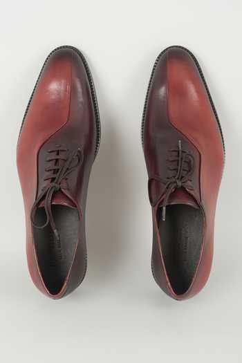 Salil Bhatia Dual Tone Leather Oxford Shoes 