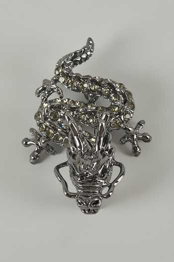 Salil Bhatia Dragon Brooch 