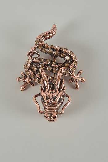 Salil Bhatia Dragon Brooch 