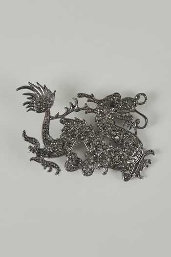 Salil Bhatia Chinese Dragon Brooch 