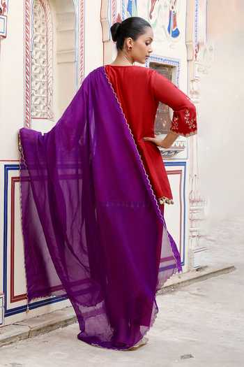 Swati Wadhwani Couture Embroidered Kurta Set 
