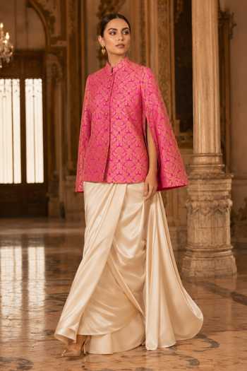 Dusala Jodha Banarasi Cape 