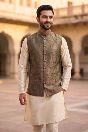 Dusala Ashoka Banarasi Waistcoat