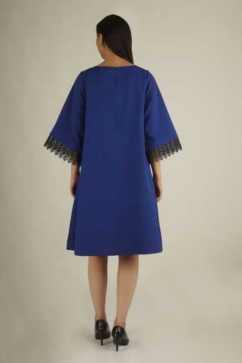 House Of Supriya Floral Placement Embellished Dress 