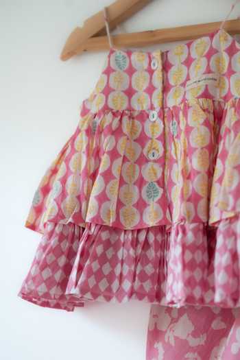Shop Love The World Today Pink Cotton Leela Floral Print Top And Dhoti Pant Set Online at Aza Fashions Shop_Love The World Today_Pink Cotton Leela Floral Print Top And Dhoti Pant Set _Online_at_Aza_Fashions