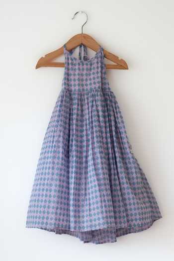 Love The World Today Saaz Geometric Print Dress 