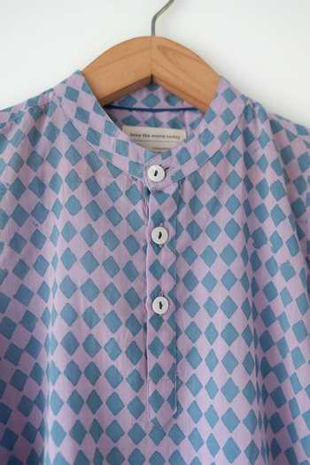 Shop Love The World Today Multi Color Cotton Saaz Printed Shirt Kurta Set Shop_Love The World Today_Multi Color Cotton Saaz Printed Shirt Kurta Set