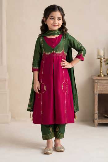 Tatwa Embroidered Kurta Pant Set 