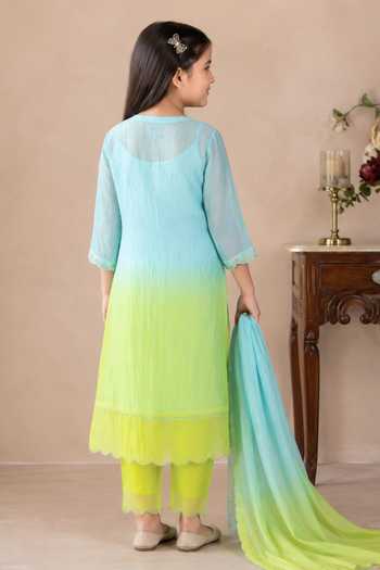 Tatwa Ombre Embroidered Kurta Set 