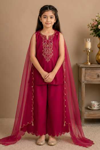 Tatwa Embroidered Short Kurta Set 
