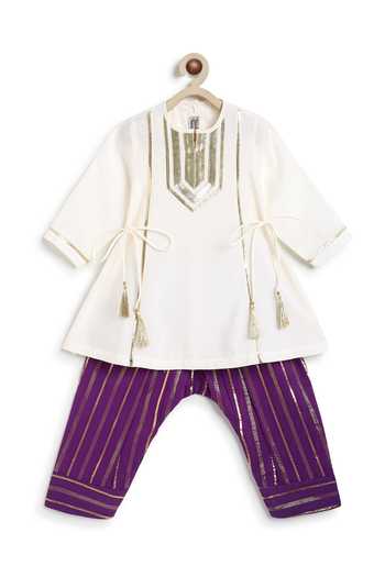 Tiber Taber Gota Work Kurta & Salwar Set 