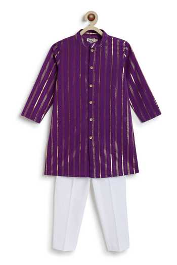 Tiber Taber Gota Embellished Kurta Set 