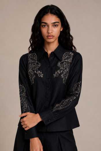 Vanshika Agarwal Label Lumina Embroidered Shirt & Pant Set 
