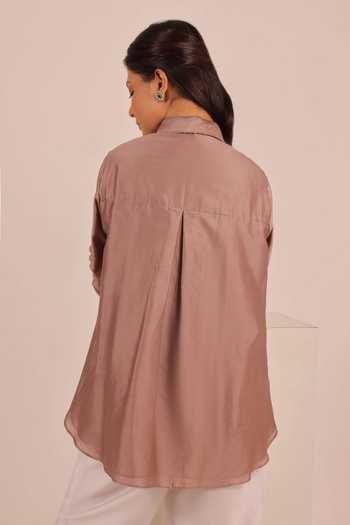 Myra Clothing Line Sequin Embroidered Shirt 