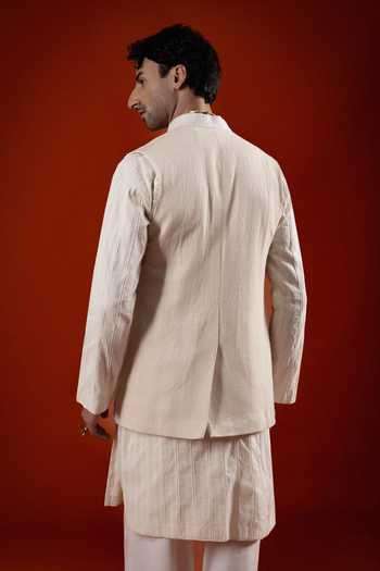 Sanchit Sharma Layered Bundi & Kurta Set 