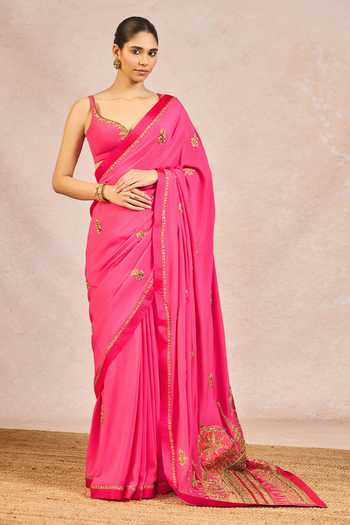 Masaba Patakha Embroidered Saree With Blouse 
