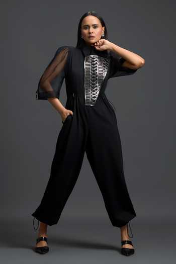Deepika Arora Puff Sleeve Jumpsuit 