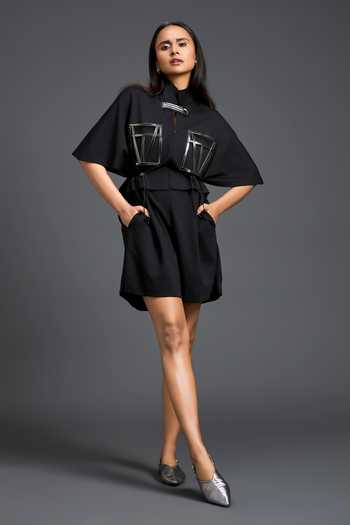 Deepika Arora Metallic Panelled Jumpsuit 