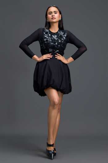 Deepika Arora Embroidered Top & Skirt Set