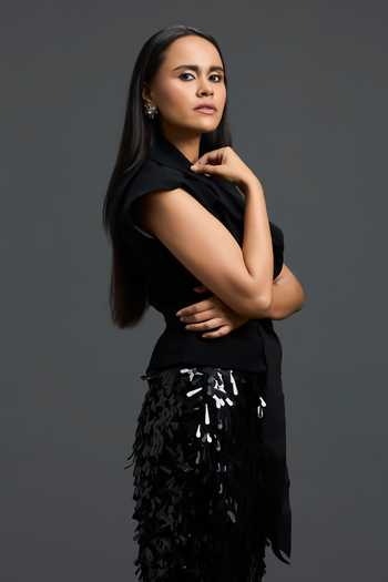 Deepika Arora_Black Ponte Roma Lapel Collar Blazer And Trouser Set _at_Aza_Fashions